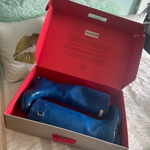 Hunter Women's Original Tall Gloss Rain Boots Size 8
